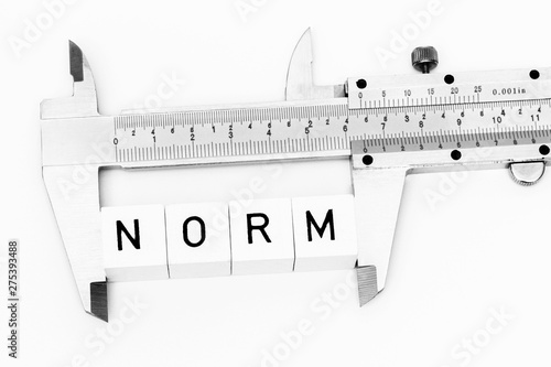 Norm standard measurement caliper