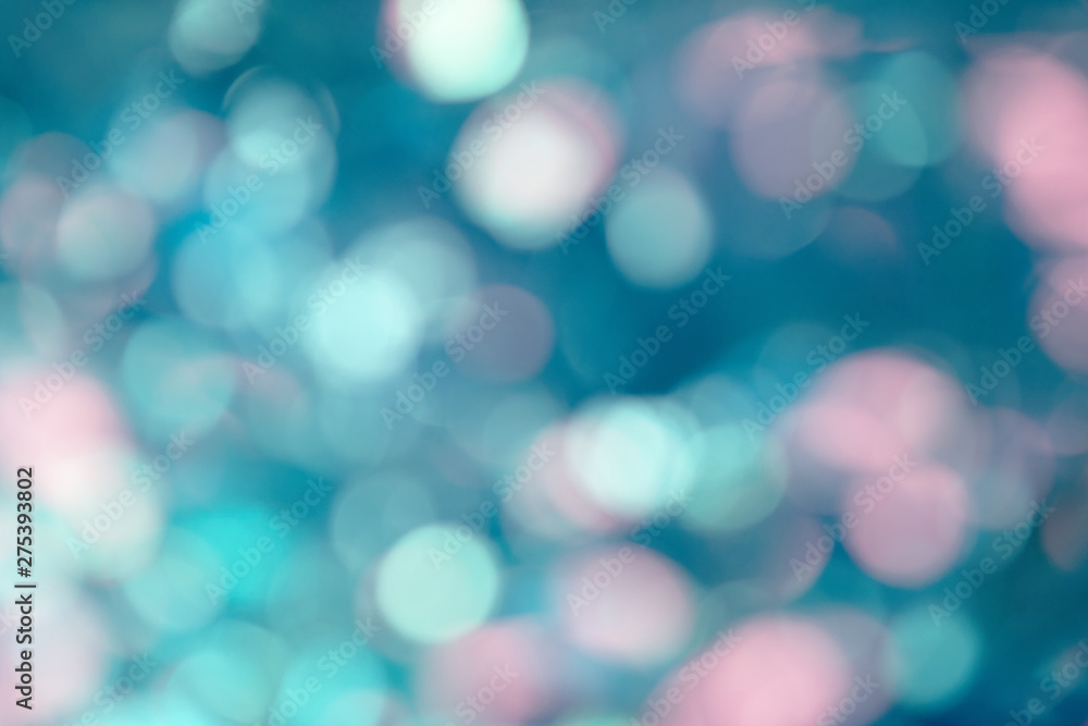 Fototapeta premium Beautiful and colorful Bokeh of lights for background abstract. 
