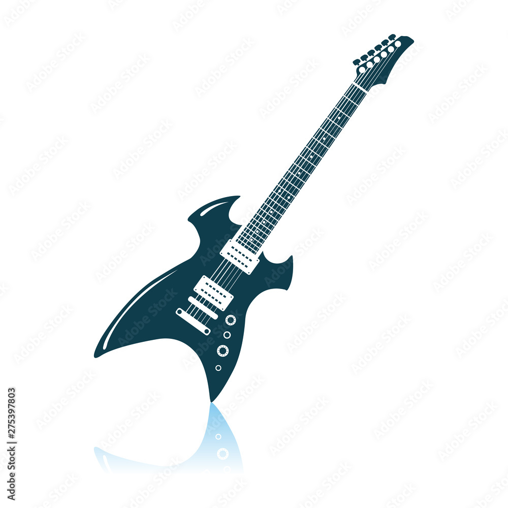 Obraz premium Electric Guitar Icon