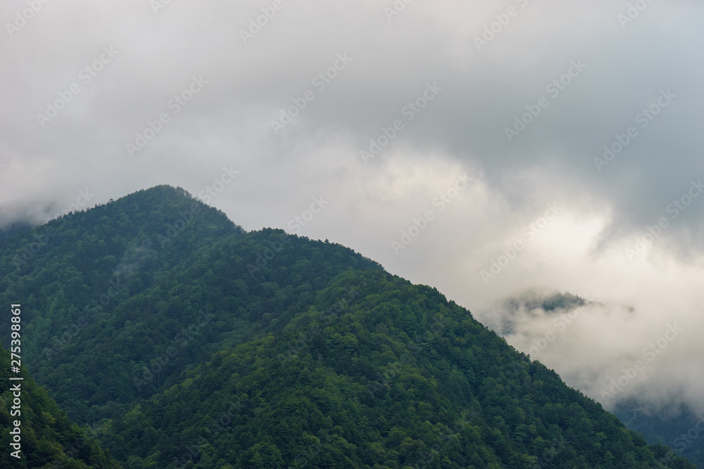 Mountain in the mist