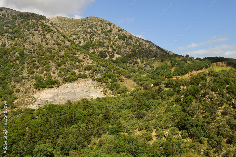 berge in der nähe von argiropoli auf kreta, griechenland