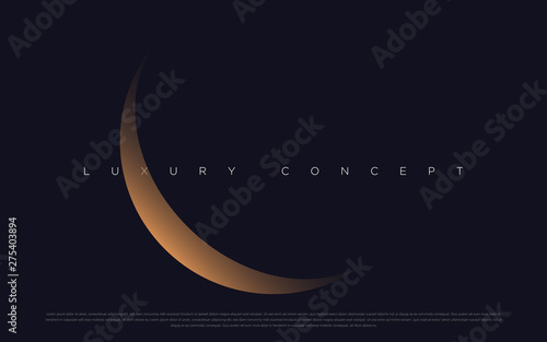 Black premium background with luxury dark gold bullion pattern and golden lines. Rich background for poster premium design. - Vector