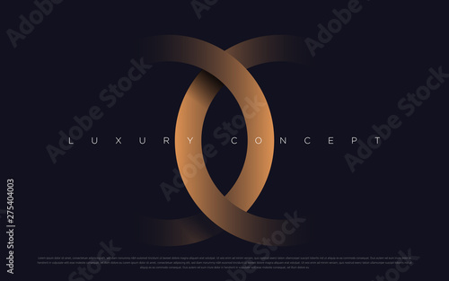 Black premium background with luxury dark gold bullion pattern and golden lines. Rich background for poster premium design. - Vector