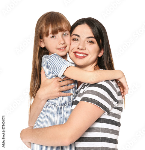 Portrait of happy mother an...
