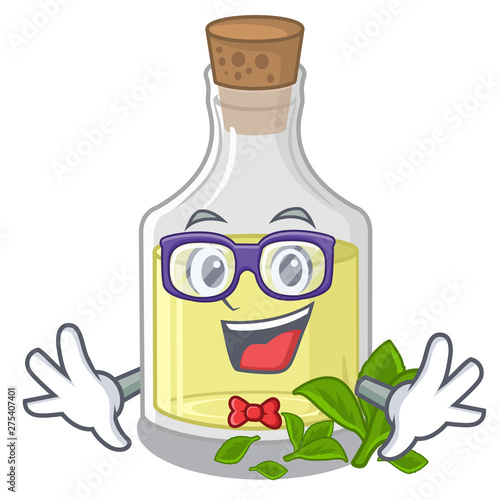 Geek peppermint oil in the cartoon shape