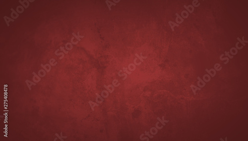 Beautiful retro red background. Wine-colored wallpaper, burgundy color. Grunge space for text.