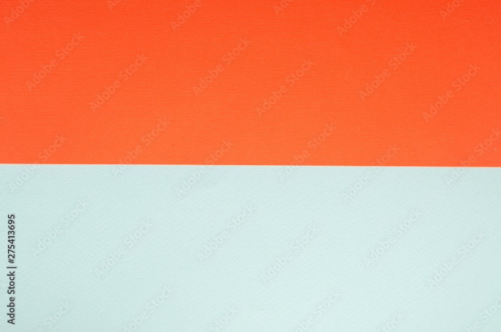 Minimalistic paper background in green and orange. Minimalistic paper background in green and orange.