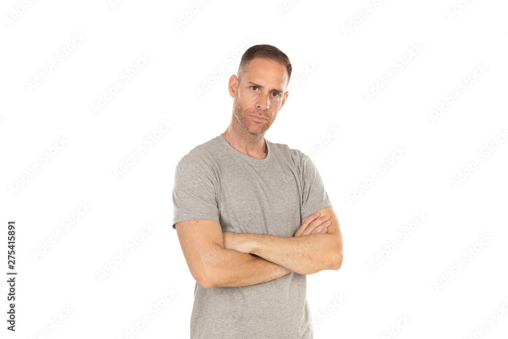 Angry handsome guy Angry handsome guy
