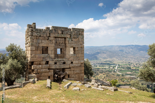 Views from the ancient city of Alinda. Aydin photo