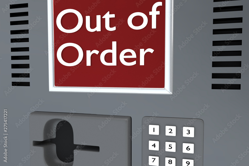 Out of Order concept Out of Order concept