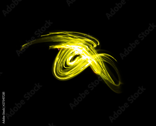 Overlay light, an abstract pattern on a dark background.