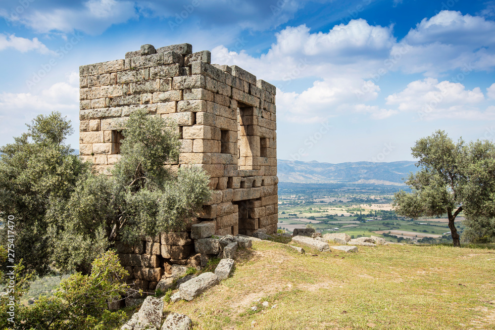 Views from the ancient city of Alinda. Aydin