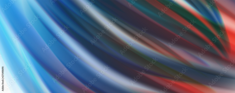 custom made wallpaper toronto digitalModern Liquid color flow on white - colorful flow poster. Techno Wave Liquid shape in white color background. Design for your design project