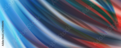 Wallpaper Mural Modern Liquid color flow on white - colorful flow poster. Techno Wave Liquid shape in white color background. Design for your design project Torontodigital.ca