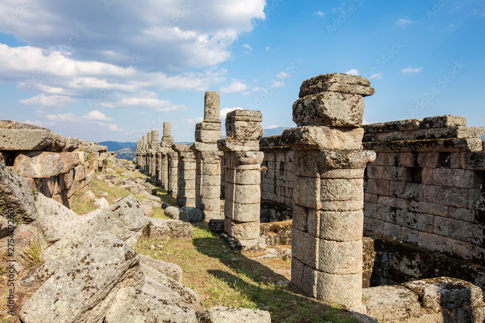 Views from the ancient city of Alinda. Aydin