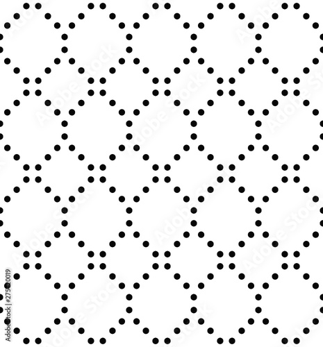 Vector seamless pattern. Minimal simple tileable design. Classic design stylish texture of repeating dots making rhombuses in studs style.