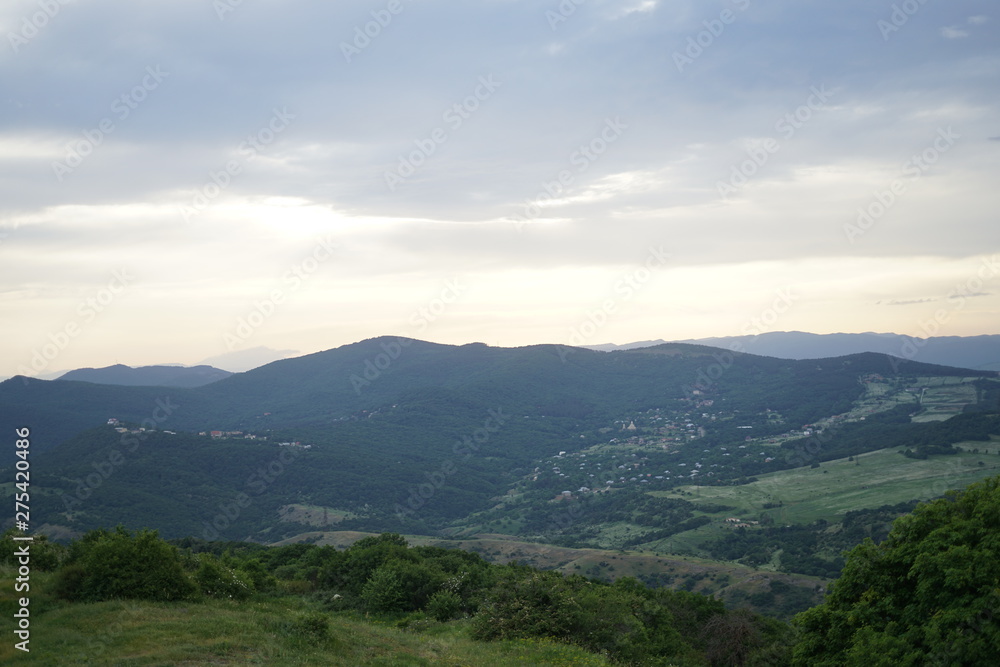 view of mountains