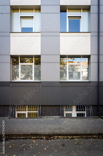 Modern wall with some windows