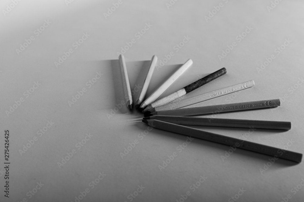 Colored Pencils School Supplies Art Black & White Colored Pencils School Supplies Art Black & White