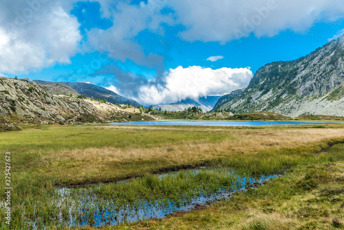 France, Pyrenees Ariegeoises Regional Nature Park, Bassies lakes, GR 10 photo