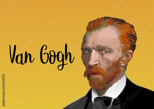 Vincent Van Gogh portrait photo