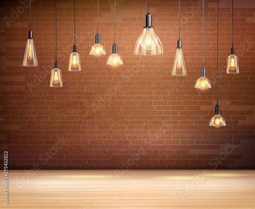 Light Bulbs Background