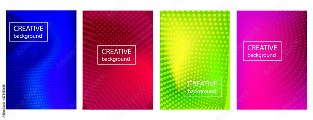 Colorful gradient cover design with abstract lines and geometric pattern. Colorful gradient cover design with abstract lines and geometric pattern.