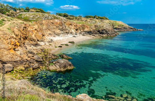 France, Brittany, Rhuys Peninsula, seaside at Saint-Gildas-de-Rhuys photo