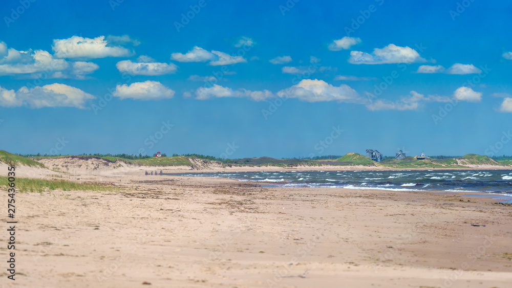 Waves rolling in on Greenwich Beach, in the PEI National Park, Prince Edward Island, Canada. Waves rolling in on Greenwich Beach, in the PEI National Park, Prince Edward Island, Canada.