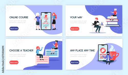 Virtual Education Horizontal Banners