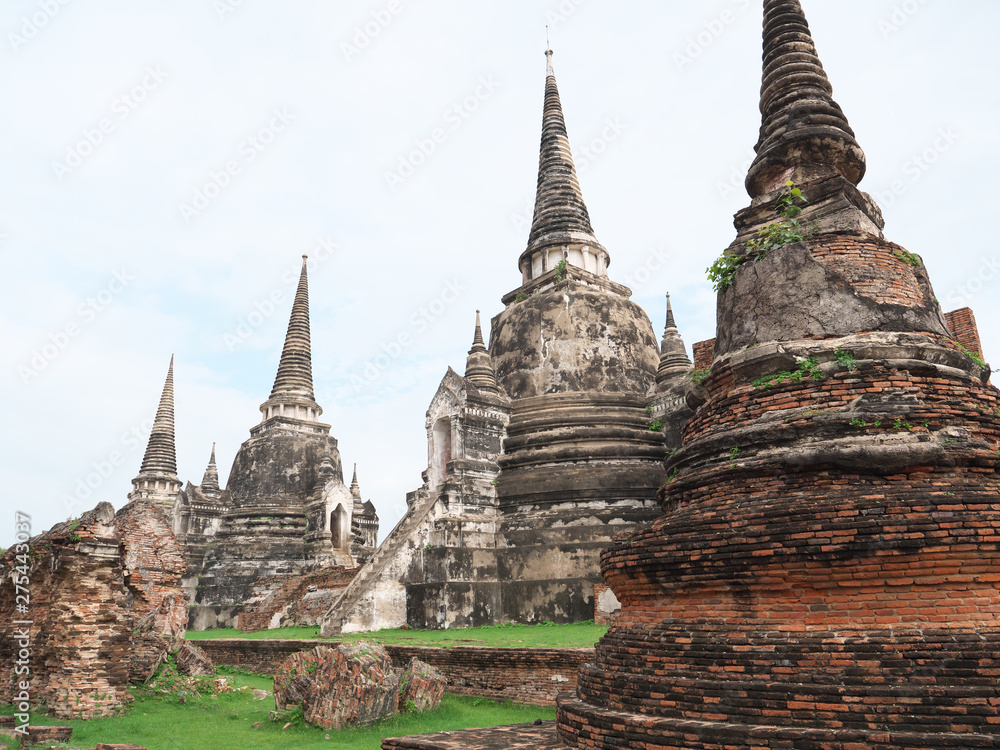 Fototapeta premium タイ王国 アユタヤ ワット・プラ・シーサンペット
