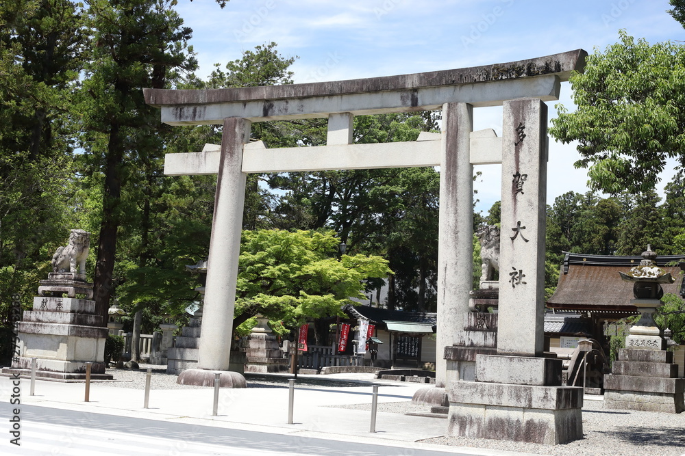 Taga shirine in Shiga Prefecture, Japan