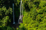 Beautiful the Sekumpul waterfall in Bali, Indonesia