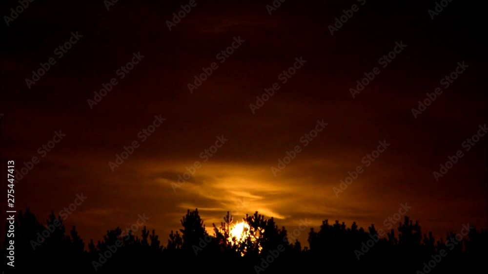 Spring Sunrise in Berlin Spandau of April 17, 2015, Germany Spring Sunrise in Berlin Spandau of April 17, 2015, Germany