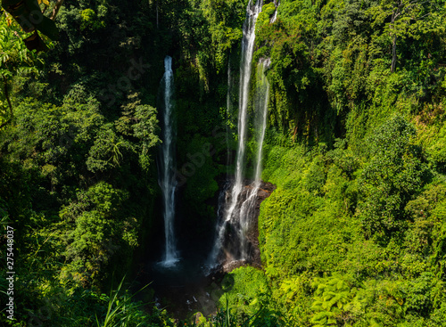 Amazing the Sekumpul waterfall in Bali  Indonesia