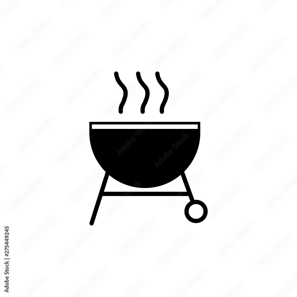 Barbecue, grill, coocking food vector icon Barbecue, grill, coocking food vector icon