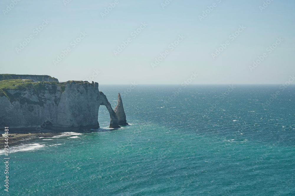 The Arch of Etretat from above The Arch of Etretat from above