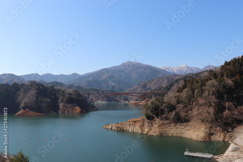 宮ヶ瀬湖（神奈川県清川村）,miyagase lake(kiyokawa village,kanagawa pref,japan) photo