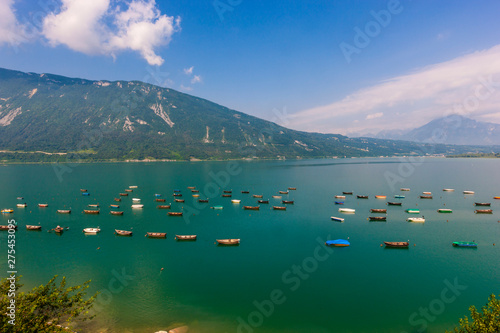 Lake of Santa Croce in Italy