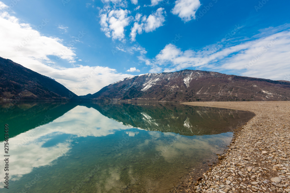 Lake of Santa Croce in Italy Lake of Santa Croce in Italy