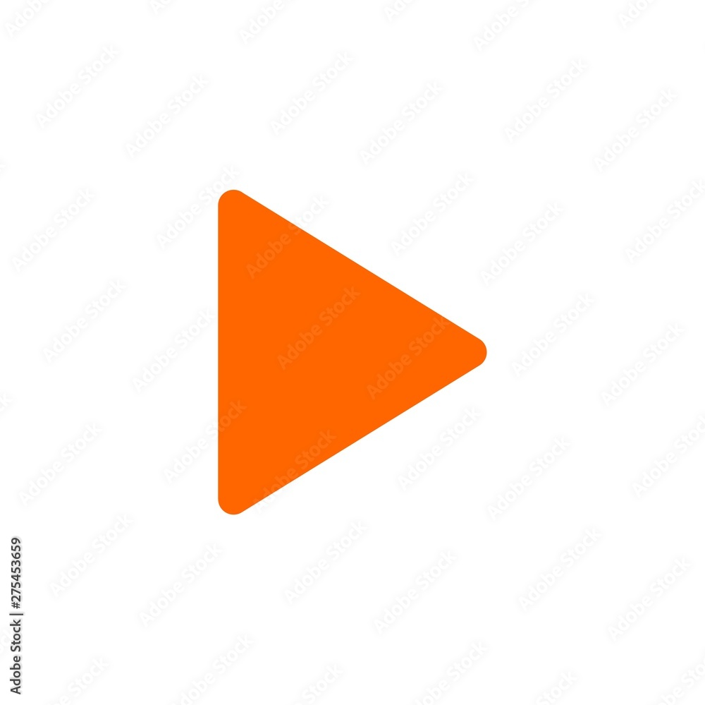 Play button icon. Video vector illustration. Flat vector illustration for web design and mobile app. Play button icon. Video vector illustration. Flat vector illustration for web design and mobile app.