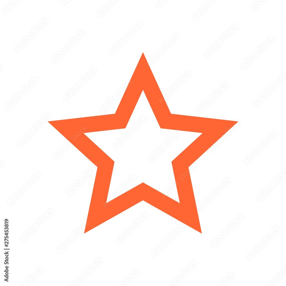 Star icon logo. Flat vector illustration for web design, infographics and mobile app. Star icon logo. Flat vector illustration for web design, infographics and mobile app.