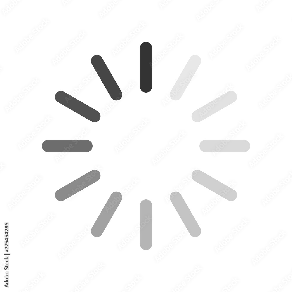 Download sign isolated on white background. Data loading bar. Load icon in flat design. Vector illustration. Download sign isolated on white background. Data loading bar. Load icon in flat design. Vector illustration.