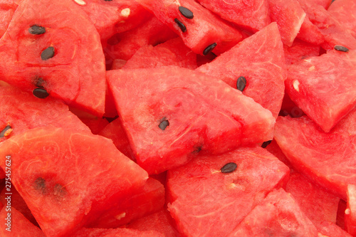 Sliced watermelon background