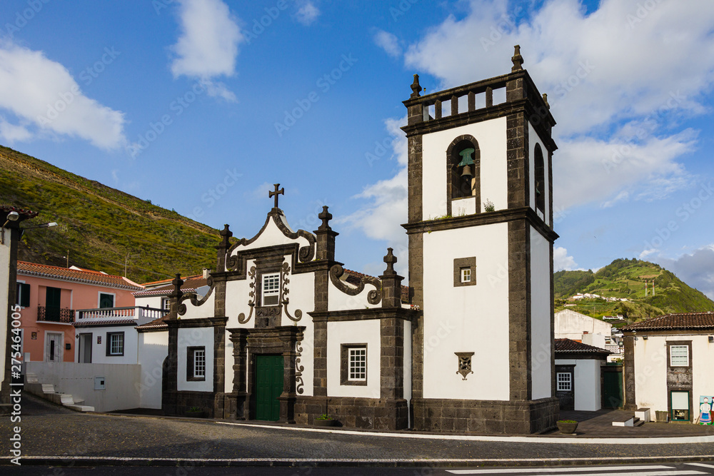 Church and Centro De Turismo in Povoacao on Sao Miguel Island, Azores Church and Centro De Turismo in Povoacao on Sao Miguel Island, Azores