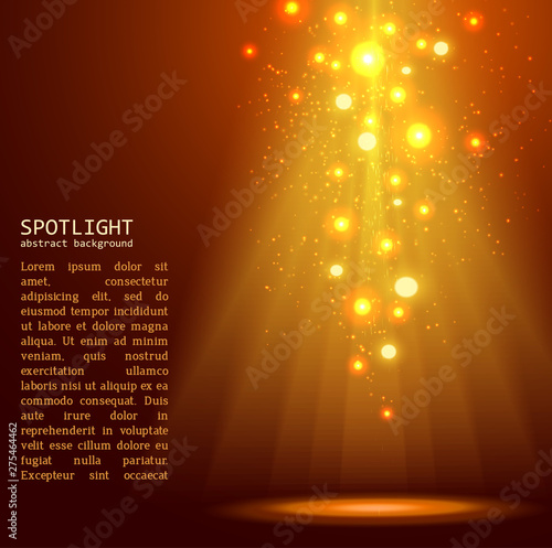 Abstract orange glowing background