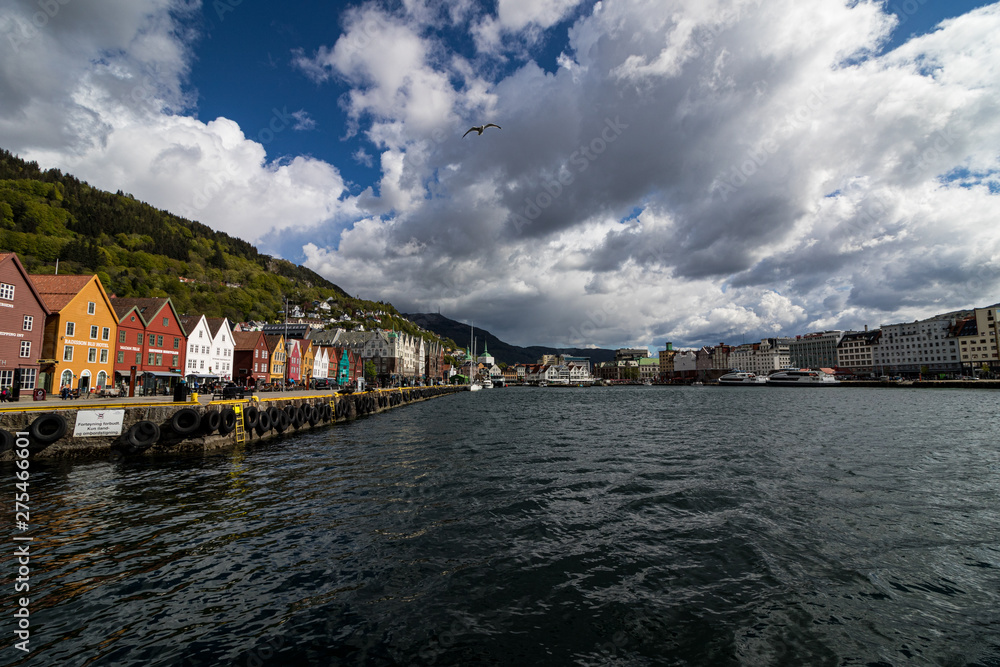 Bryggen harbour, Bergen