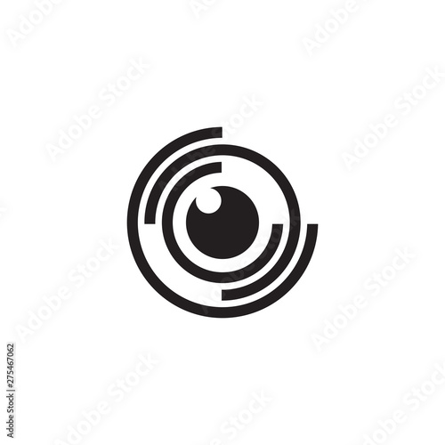 Eye logo design inspiration vector template