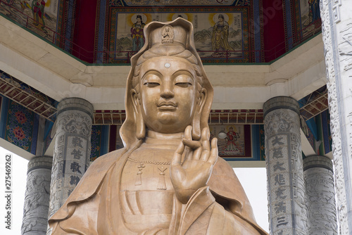 The statue of the Kuan Yin at The Kek Lok Si Temple "Temple of Supreme Bliss" a Buddhist temple situated in Air Itam in Penang