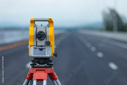 Theodolite in construction,Land surveying and construction equipment, Survey equipment in construction